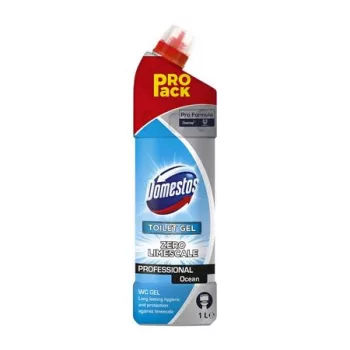   WC tisztító gél, 1 l, DOMESTOS "Professional", óceán
