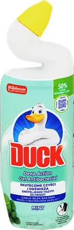 WC-tisztítógél, 750 ml, DUCK "Deep Action Gel", mentol