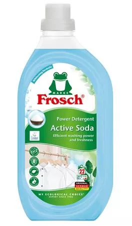 Folyékony mosószer, 1,5 l, FROSCH, aktív szóda