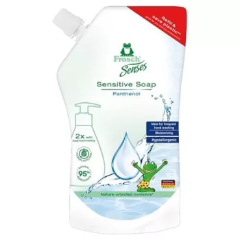   Folyékony szappan utántöltő, 500 ml, FROSCH, "Érzékeny bőrre"