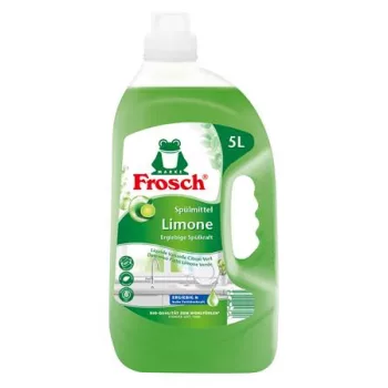Mosogatószer, utántöltő, 5 l, FROSCH, zöld citrom