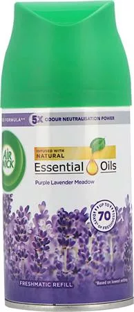 Illatosító készülék utántöltő, automata,  250 ml, AIR WICK "Freshmatic", levendula