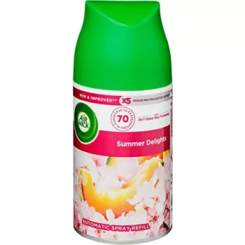   Illatosító készülék utántöltő, automata, 250 ml, AIR WICK "Freshmatic", nyári hangulatok