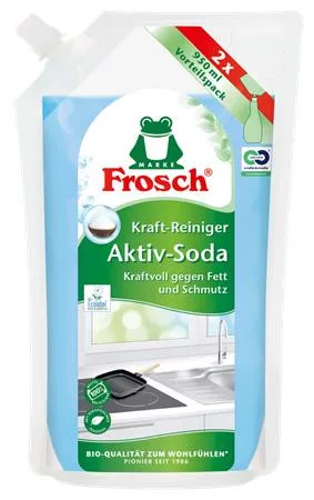 Konyhai tisztítószer, szóda kivonattal, 950 ml, utántöltő, FROSCH