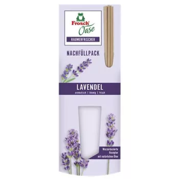   Légfrissítő, 90 ml, utántöltő, FROSCH "Oase", levendula