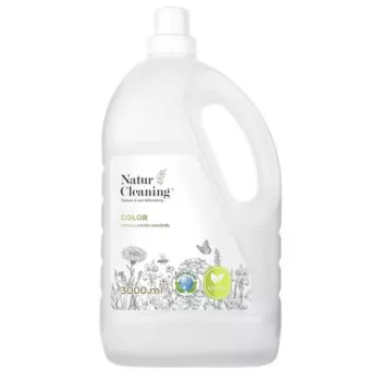   Mosógél, hipoallergén, színes ruhákhoz, 3 l, NATURCLEANING "Color"