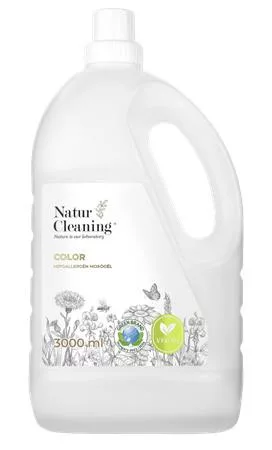 Mosógél, hipoallergén, színes ruhákhoz, 3 l, NATURCLEANING "Color"