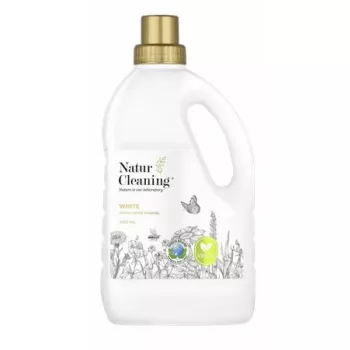   Mosógél, hipoallergén, fehér ruhákhoz, 1,5 l, NATURCLEANING "White"