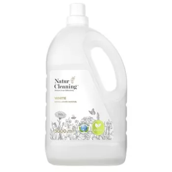   Mosógél, hipoallergén, fehér ruhákhoz, 3 l, NATURCLEANING "White"