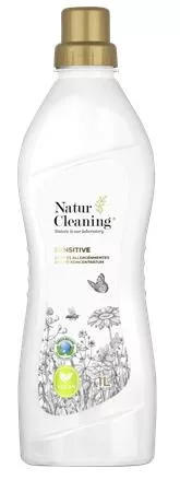 Öblítő koncentrátum,  illat- és allergénmentes, 1 l, NATURCLEANING "Sensitive"