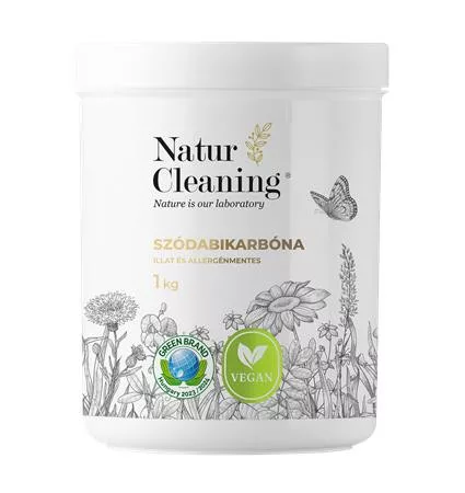 Szódabikarbóna, illat- és allergénmentes, 1 kg, NATURCLEANING