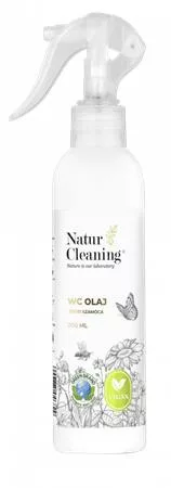 WC olaj, pumpás, 200 ml, NATURCLEANING, szamóca