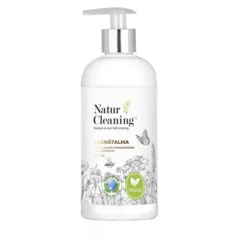   Mosogatószer koncentrátum, pumpás, 500 ml, NATURCLEANING, gránátalma