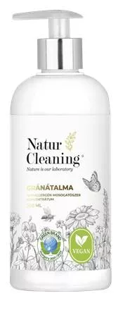Mosogatószer koncentrátum, pumpás, 500 ml, NATURCLEANING, gránátalma