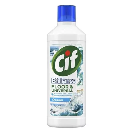 Általános folyékony tisztítószer, 1,1 L, CIF "Brilliance", óceán