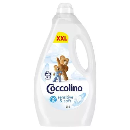Öblítő, 3 l, COCCOLINO "Sensitive&Soft"
