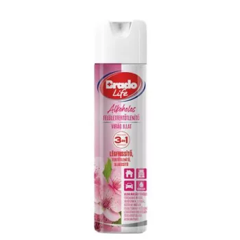   Felületfertőtlenítő és légfrissítő spray, 300 ml, BRADOLIFE, virág