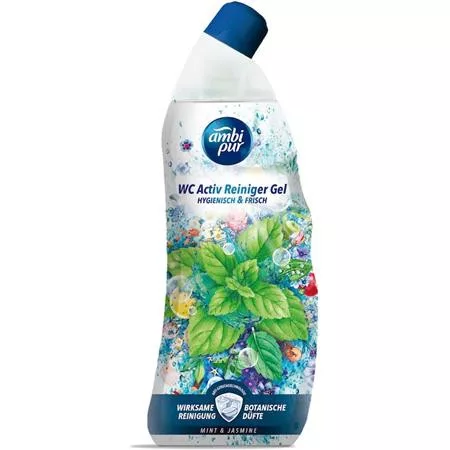 WC tisztító gél, 750 ml, AMBI PUR, menta és jázmin