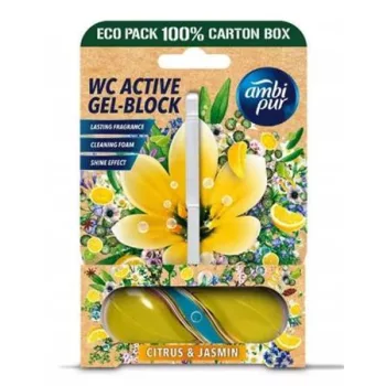 WC tisztító blokk, 45 g, AMPI PUR, citrus és jázmin