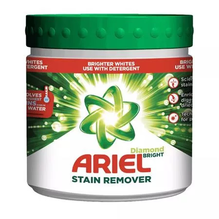 Folteltávolító por, 500 g, ARIEL "Diamond Bright", fehér ruhákhoz