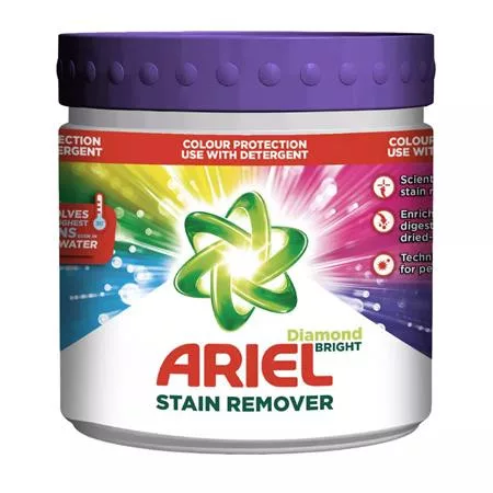 Folteltávolító por, 500 g, ARIEL "Diamond Bright", színes ruhákhoz
