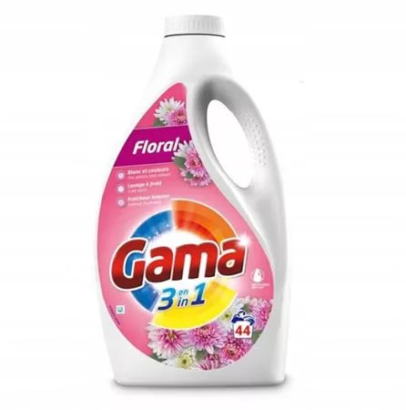 Mosógél, 44 mosáshoz, 1,98 l, GAMA "Floral"