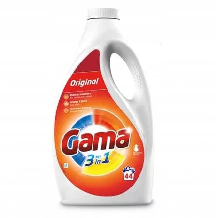 Mosógél, 44 mosáshoz, 1,98 l, GAMA "Original"