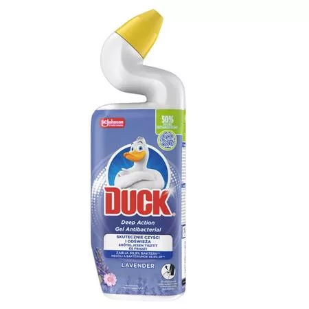 WC-tisztítógél, 750 ml, DUCK "Deep Action Gel", levendula