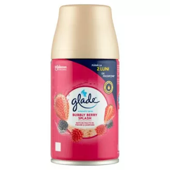   Illatosító készülék utántöltő, automata, 269 ml, GLADE "Bubbly Berry Splash"