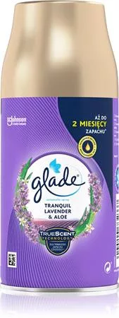 Illatosító készülék utántöltő, automata, 269 ml, GLADE "Tranquil Lavender&Aloe"