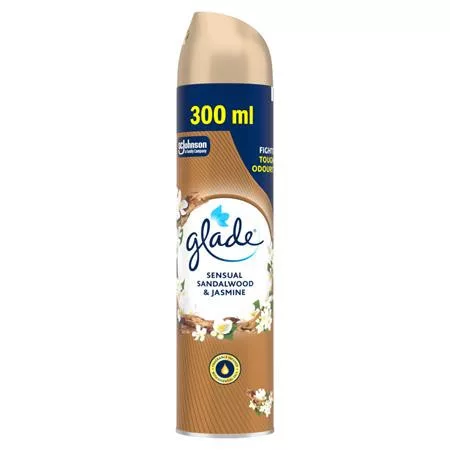 Légfrissítő, 300 ml, GLADE "Szantálfa&Jázmin"