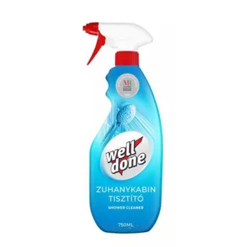 Zuhanykabin tisztító, 750 ml, WELL DONE