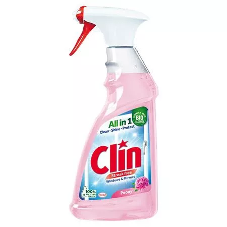 Ablaktisztító, 500 ml, szórófejes, CLIN "Peony"