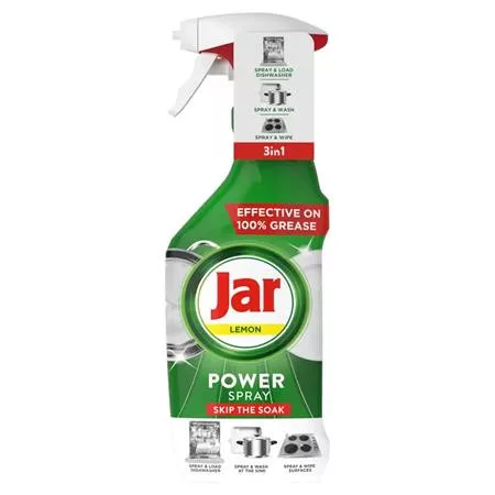 Konyhai zsíroldó spray, 500 ml, JAR "Power", citrom illattal