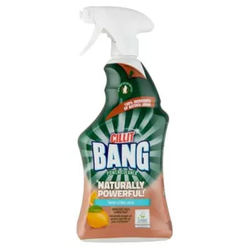   Vízkőoldó spray, fürdőszobai, 750 ml, CILLIT BANG, természetesen hatékony
