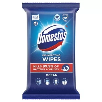 Nedves törlőkendő, 60 db, DOMESTOS "óceán"