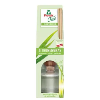 Légfrissítő, 90 ml, FROSCH "Oase", citromfű