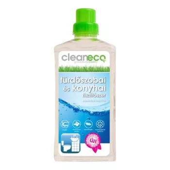   Fürdőszobai és konyhai tisztítószer, organikus, 1 l, CLEANECO