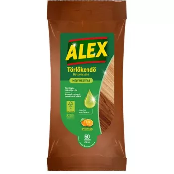 Nedves törlőkendő bútorokhoz, ALEX, 30 db