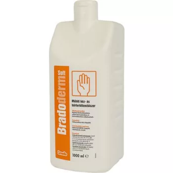   Kézfertőtlenítőszer, műtéti, 1 l, BRADODERM "Soft"