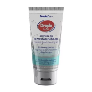 Kézfertőtlenítő gél, tubusos, 100 ml, BRADOLIFE