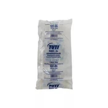   Hűtő- és uzsonnástasak, 2 l, 100 db, 20 x 30 cm, 9 µ, TUTI