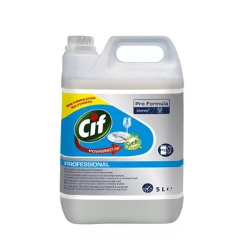   Gépi mosogatószer, kemény vízhez, 5 l, CIF "Pro Formula"