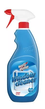 Ablaktisztító, 750 ml, szórófejes, WELL DONE "Fresh"
