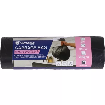   Szemeteszsák, extra erős, 20 l, 20 db, 50x50 cm, VICTORIA FACILITY