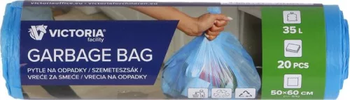 Szemeteszsák, 35 l, 20 db, 50x60 cm, VICTORIA FACILITY