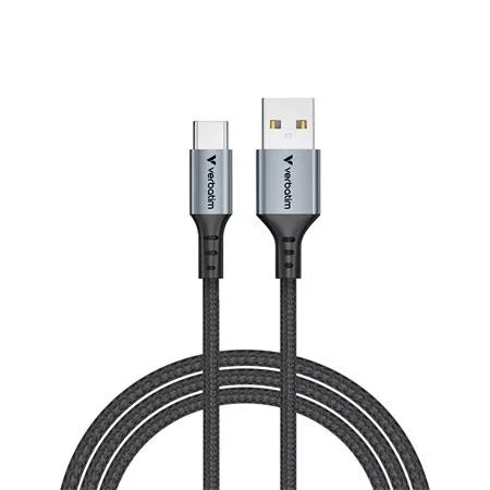 USB kábel, USB-A - USB-C, 1,2m, VERBATIM, fekete