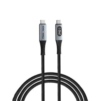   USB kábel, USB-C - USB-C, 1,2 m, 240W, teljesítménykijelzővel, VERBATIM
