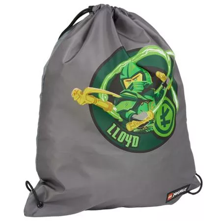 Tornazsák, LEGO "Ninjago Elemental Master of Energy", szürke-mintás