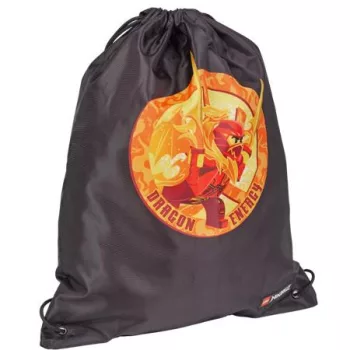   Tornazsák, LEGO "Ninjago Dragon Energy", fekete-mintás